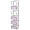 mDesign Steel Towel Holder for Bathroom Wall - Wall Mounted Organizer